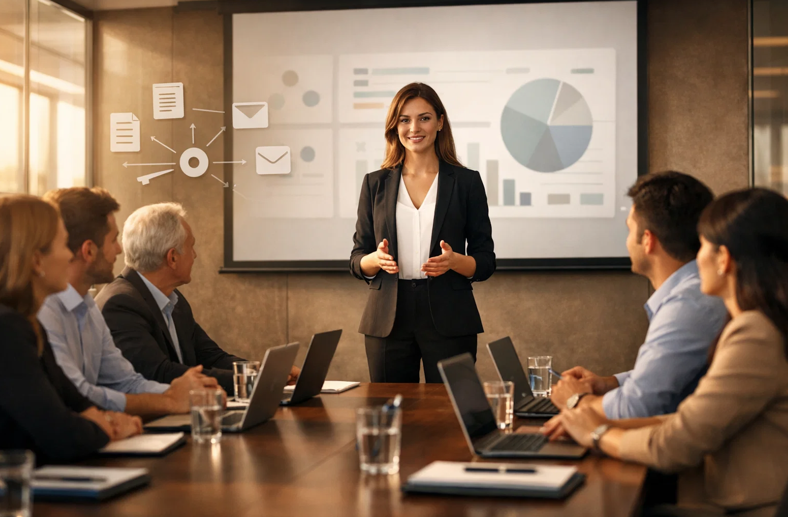 Du im Mittelpunkt – OfficeHub übernimmt die Administration, damit du dich auf Kommunikation und Umsetzung konzentrierst